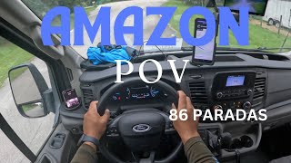 Amazon Delivery POV Ruta Larga Y Pocas Paradas amazon vlog driver gopro pov [upl. by Gabe]