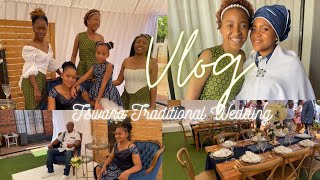 VLOG  Tswana Traditional Wedding traditionalwedding [upl. by Nodnrb]