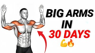 Build Bigger Arms in 30 Days with This 9Minute Workout Routine  NO EQUIPMENT [upl. by Ivanna]