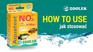 ZOOLEK Aquatest NO3  instrukcja [upl. by Shannan]