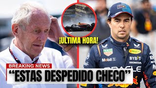 quotESTAS DESPEDIDOquot ¡NO VAS a CREER la LOCURA que ACABA de PASAR con CHECO PEREZ [upl. by Annahsad]