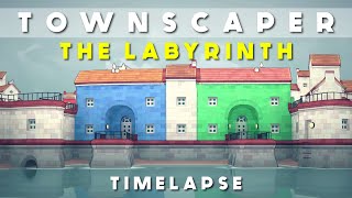 Townscaper The Labyrinth timelapse [upl. by Rinna]