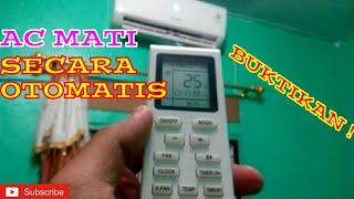 CARA AGAR AC SHARP MATI SECARA OTOMATIS TIMER OFF [upl. by Wilton]