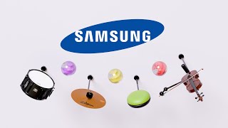 Samsung Ringtone Evolution with Amazing Instruments Marble Music [upl. by Pantheas6]