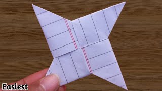 How to make a paper Ninja Star  Origami  Paper Ninja Star  Paper ka ninja star kaise banaen [upl. by Romalda]