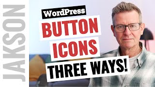 Block Themes How to add Icons to Buttons in WordPress [upl. by Ragucci]