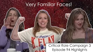 Very Familiar Faces  Critical Role Episode 94 Highlights and Funny Moments [upl. by Reisfield]