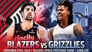 Banged Up Blazers Destroyed by Grizzlies Again  Blazers vs Grizzlies Recap  Highlights  Postgame [upl. by Esyli]