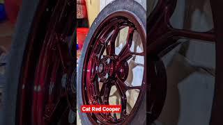 CAT VELG RED COOPER  REPAINT VELG MERAH COOPER [upl. by Lody]