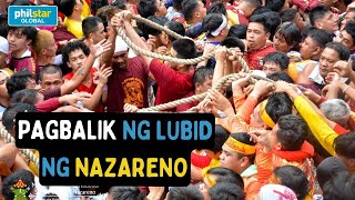 Traslacion 2024 Sitwasyon ng mga deboto ng Itim na Nazareno sa pagbalik ng lubid ng imahe [upl. by Fairleigh736]