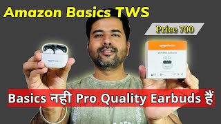 Amazon Basics True Wireless inEar Earbuds  Amazon Basics Earbuds Unboxing amp Detailed Review [upl. by Kelvin568]