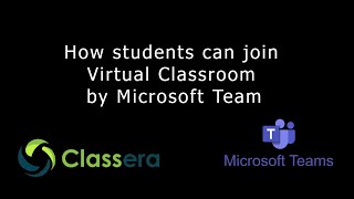 How students can join virtual class on CLASSERA by Microsoft Teams For Students in English class [upl. by Bea]