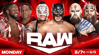 🔥 Who Will Earn a Shot at the World Tag Team Titles Tag Team Triple Threat Match on RAW 🔥 [upl. by Tenaej]