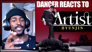 PROFESSIONAL DANCER REACTS  Artist Of The Month Motley Crew covered by Stray Kids HYUNJIN현진 [upl. by Raual]