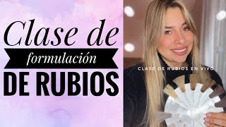 Tonos favoritos de rubios CLASE EN VIVO [upl. by Alis]