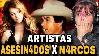 REACCION 9 Artistas Mexicanos ASESlNADOS Por El NARC0 [upl. by Kulsrud]