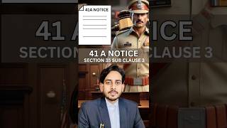 41A Notice of CrPC now Section 353 of BNSS shortsfeed shorts BNS court police lawyer law [upl. by Gaeta845]