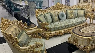 Royal furniture sofa set  latest sofa design 2024  most beautiful sofa design 2024  luxury sofa [upl. by Nordna]