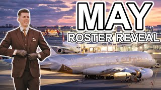 Etihad Crew ROSTER REVEAL  Got My US Visa May 2024 [upl. by Euginimod20]