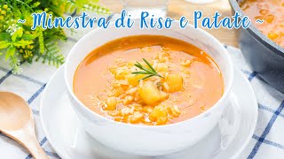 Minestra Riso e Patate  Ricetta Facile Zuppa di Verdure Invernale  55Winston55 [upl. by Demahom429]