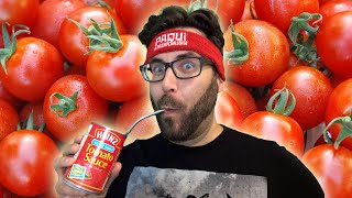 Guinness World Records Fastest Time to Drink 1 Liter of Tomato Sauce [upl. by Enimrej300]