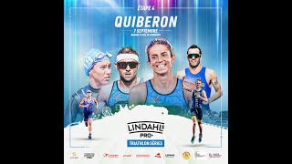 Live D2 hommes  Lindahls Pro Triathlon Séries de Quiberon [upl. by Llevram]