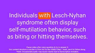 LeschNyhan Syndrome An InDepth Look in Question and Answer Format [upl. by Anne572]