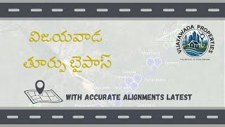 Vijayawada East Bypass Latest Updates with Accurate Map and Structures over the Bypass [upl. by Vanessa]