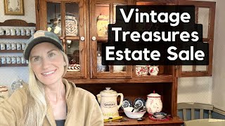 Estate Sale Treasure Hunt Rare Finds amp Vintage Gems – Shop With Me [upl. by Ahsen285]