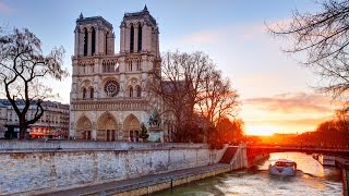 Visit Notre Dame Cathedral in Paris France [upl. by Elkin743]