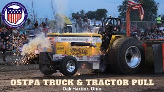 Oak Harbor Ohio  OSTPA Truck amp Tractor Pull 2024 [upl. by Nilrev]