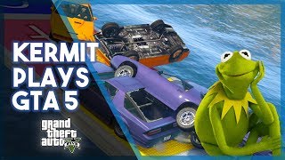 GTA 5 Online  Kermit The Frog Plays GTA 5 [upl. by Ennybor]