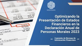 Estados Financierosen la Declaración Anual de Personas Morales 2023 [upl. by Youngran187]