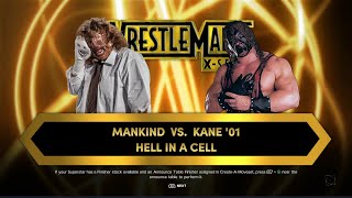 WWE 2K24 FULL MATCH — Mankind vs Kane — Hell in a Cell Match [upl. by Tremml]