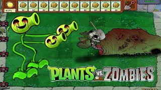 Super Horror Threepeater vs Horrible Horror Zombies vs Giga Gargantuar  Plants Vs Zombies [upl. by Aihselef]