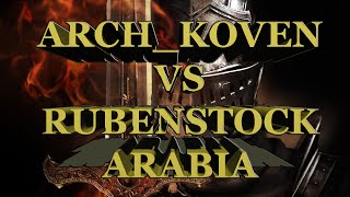 Age of Empires II Arch Koven vs Rubenstock 04 08 2015 Arabia [upl. by Nelyahs]