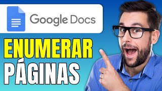 Cómo ENUMERAR Páginas en Google Docs sin la Portada e Indice I Tutorial [upl. by Atla737]