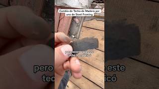 🔥Reemplazo de Techo de Teja por Techo de Chapa  Steel Frame [upl. by Eniruam]