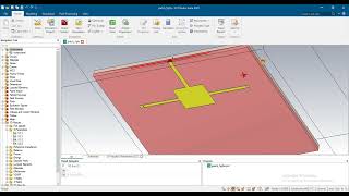 VNH polarization dual feeding with coupler or power divider antenna in cst [upl. by Llerehs]