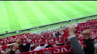 Polska  Anglia 17102012  Hymn Polski na Stadionie Narodowym [upl. by Janiuszck]