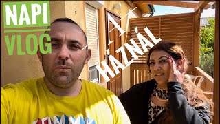 NAPI⭐️VLOG🪚A HÁZNÁL🪜🏠 [upl. by Solitta]