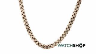 Michael Kors Jewellery Ladies PVD rose plating Park Avenue Necklace MKJ4964791 [upl. by Lednem59]