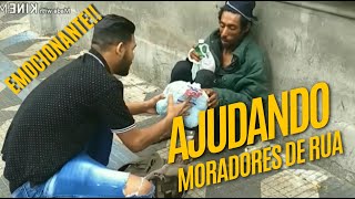 AJUDANDO MORADORES DE RUA [upl. by Raven]