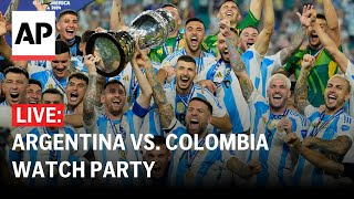 LIVE Argentina wins Copa America title beats Colombia 10 watch party [upl. by Anits616]