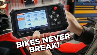 OBDPROG MOTO100 Why YOU NEED A Motorcycle Diagnostic Scan Tool [upl. by Hayimas]