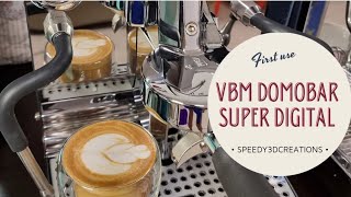 Pressure Profiling Machine  VBM Domobar Super Elettronica  Italian Dual Boiler [upl. by Ube]