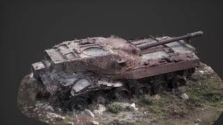 Photogrammetry of a Chieftain Tank at Dhekelia Range [upl. by Bodkin]