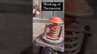 How Thermostat works automobile mechanic shorts lifehacks [upl. by Angelita]