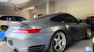 Porsche 996 Turbo cold start and first drive of the year [upl. by Atnahs509]