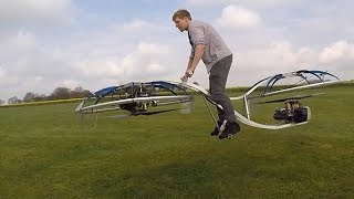 Guy who doesnt know what hes doing builds working hoverbike [upl. by Rosmunda410]